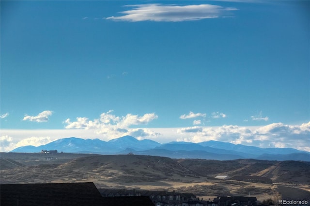 view of mountain feature