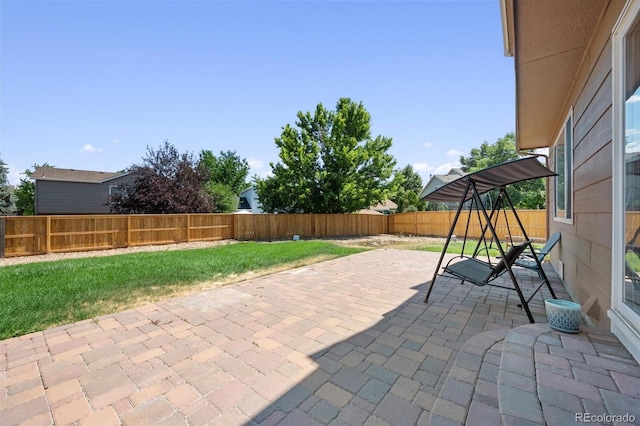 view of patio