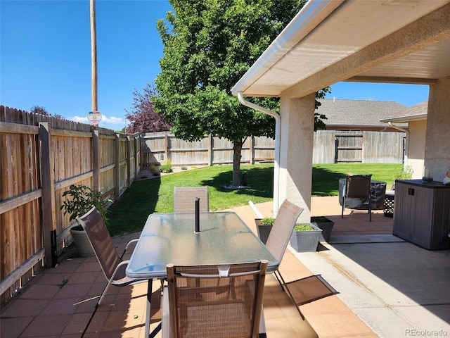 view of patio