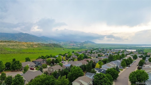 7961 Jared Way, Littleton, CO 80125 - aerial perspective of suburban area with mountains