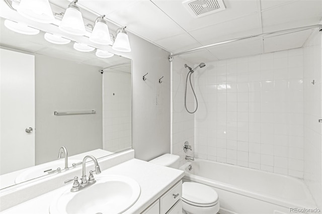 2225 Buchtel Blvd Unit 1005, Denver, CO 80210 - bathroom featuring toilet, vanity, and  shower combination