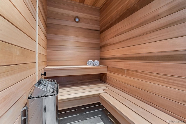 view of sauna / steam room