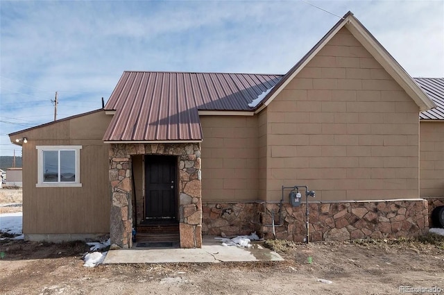 view of front of property