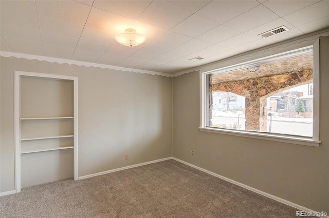 unfurnished bedroom with carpet flooring