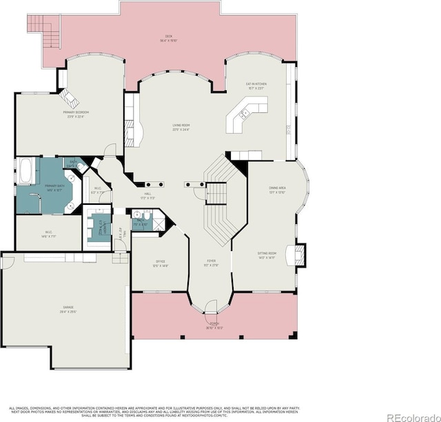 11065 W Rockland Dr, Littleton, CO 80127 - home floor plan