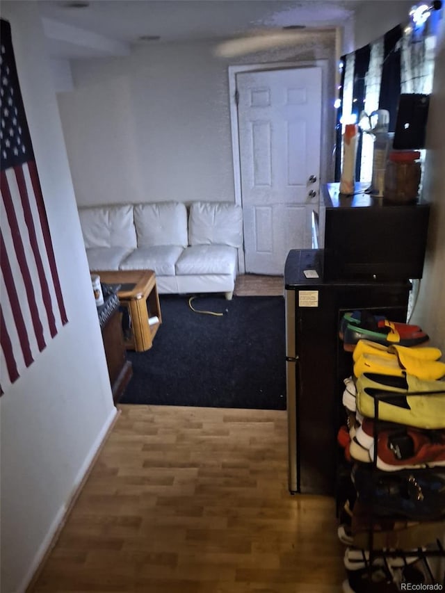 19939 Mitchell Cir, Denver, CO 80249 - living area with wood finished floors and baseboards