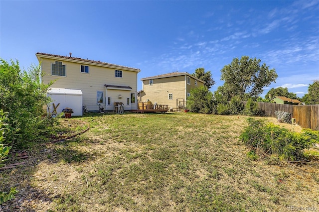 19939 Mitchell Cir, Denver, CO 80249 - rear view of house with a deck