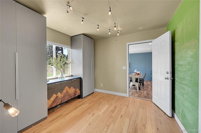 bedroom featuring light hardwood / wood-style flooring