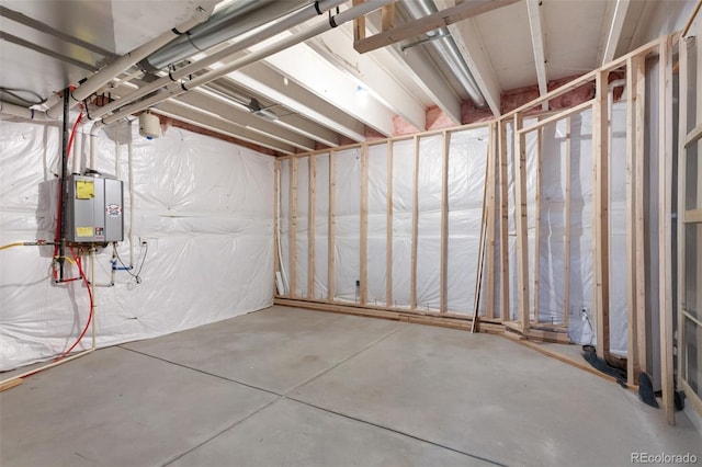 2248 Rosette Ln, Castle Rock, CO 80104 - unfinished basement with tankless water heater