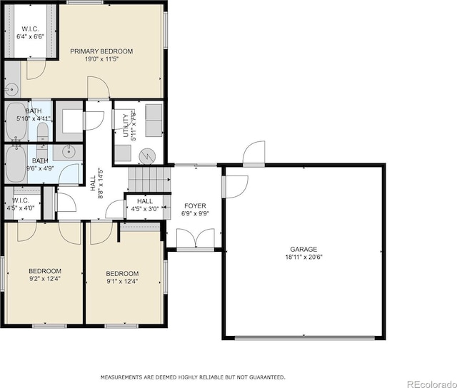 9642 Meade Ct, Westminster, CO 80031 - view of floor plan / room layout