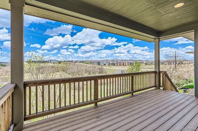 4406 Sidewinder Loop, Castle Rock, CO 80108 - view of wooden terrace