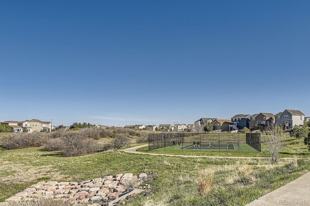 4406 Sidewinder Loop, Castle Rock, CO 80108 - view of home's community featuring a tennis court and a residential view