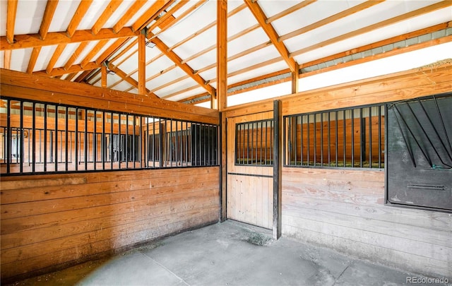 view of stable