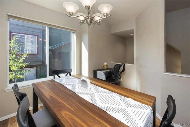 77 Spyglass Ln Unit 77, Silverthorne, CO 80498 - dining room featuring a chandelier and a desk