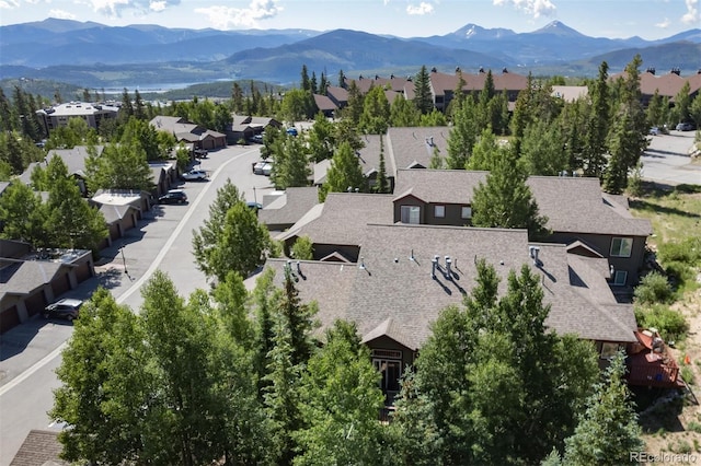 77 Spyglass Ln Unit 77, Silverthorne, CO 80498 - aerial perspective of suburban area with a mountain backdrop