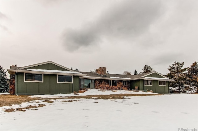 view of ranch-style house