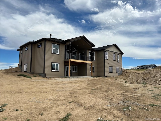 view of rear view of house