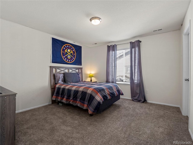 bedroom featuring carpet