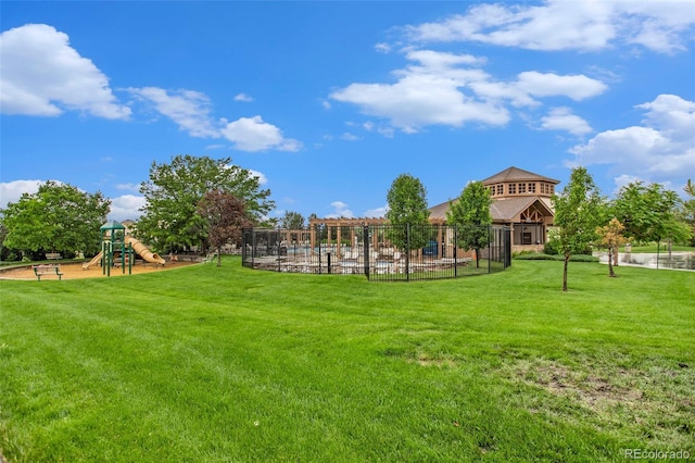 11973 Song Bird Hills St, Parker, CO 80138 - view of yard featuring a playground