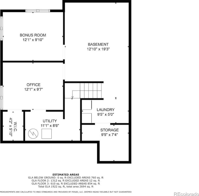6980 Native Cir, Colorado Springs, CO 80919 - floor plan / room layout