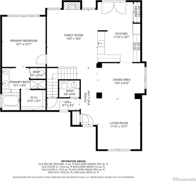 6980 Native Cir, Colorado Springs, CO 80919 - property floor plan