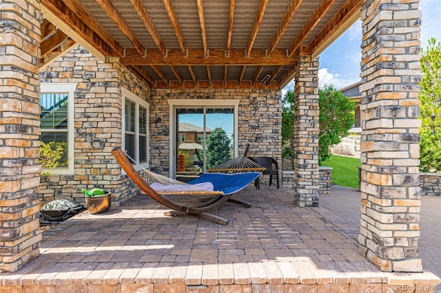 view of patio