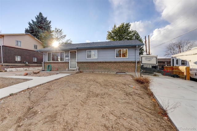 view of front of home