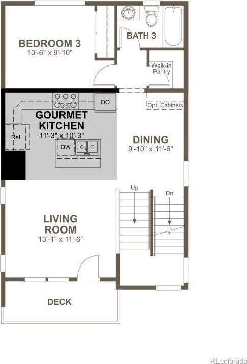1243 Rhett Dr, Erie, CO 80026 - view of layout