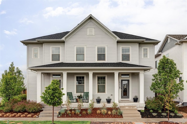 view of front of house featuring a porch