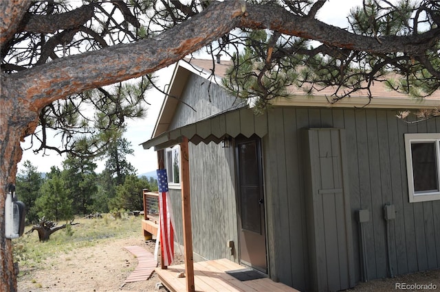 view of side of property