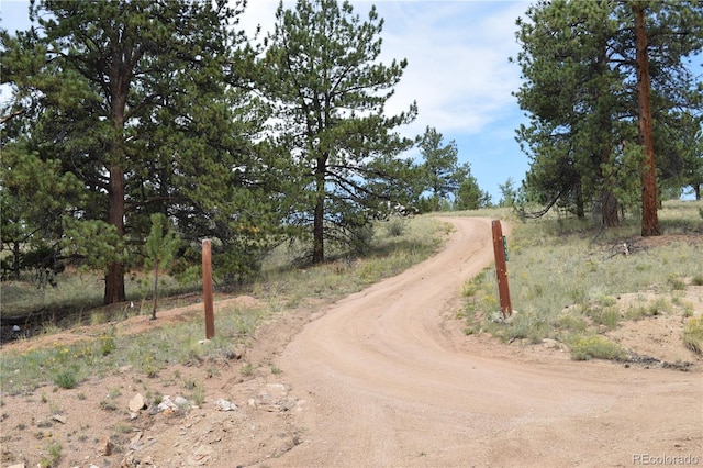 view of road