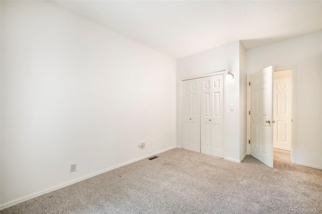 5010 Sunsuite Trl, Colorado Springs, CO 80917 - unfurnished bedroom with carpet flooring, baseboards, and a closet