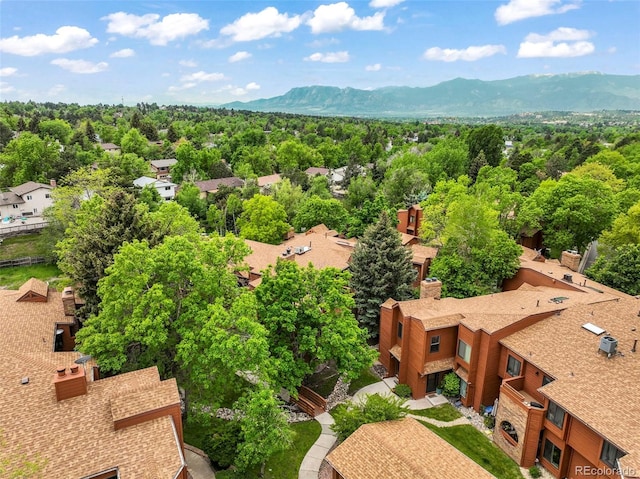 5010 Sunsuite Trl, Colorado Springs, CO 80917 - aerial view of residential area featuring a mountain backdrop