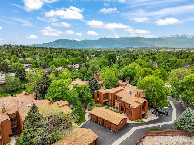 5010 Sunsuite Trl, Colorado Springs, CO 80917 - drone / aerial view of a mountain backdrop