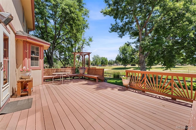 16085 E Lehigh Cir, Aurora, CO 80013 - view of wooden deck