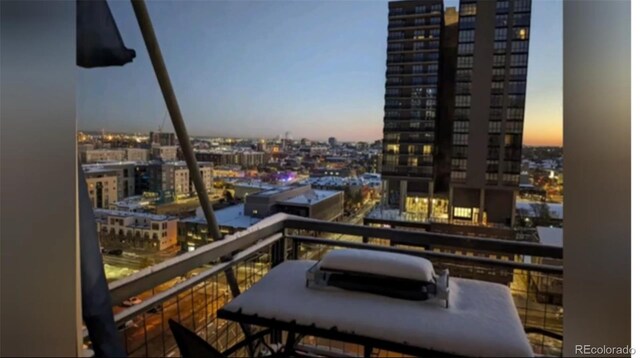 2020 Arapahoe St Unit 1150, Denver, CO 80205 - balcony featuring a city view