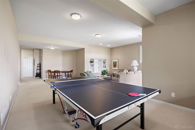 4373 E Phillips Pl, Centennial, CO 80122 - recreation room with light colored carpet and baseboards