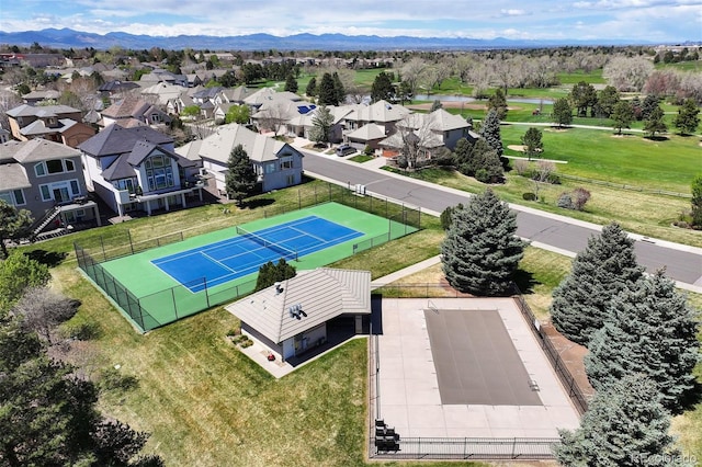 4373 E Phillips Pl, Centennial, CO 80122 - drone / aerial view featuring a residential view and a mountain view