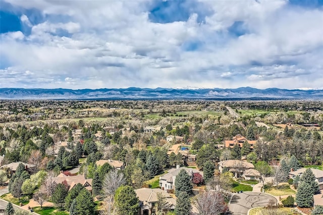 aerial view of mountains