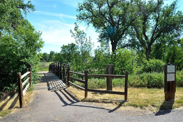 view of gate