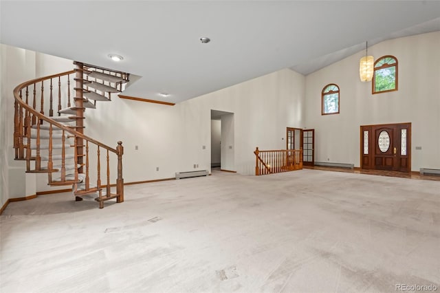 7351 Poppy Way, Arvada, CO 80007 - interior space with a baseboard radiator and a baseboard heating unit