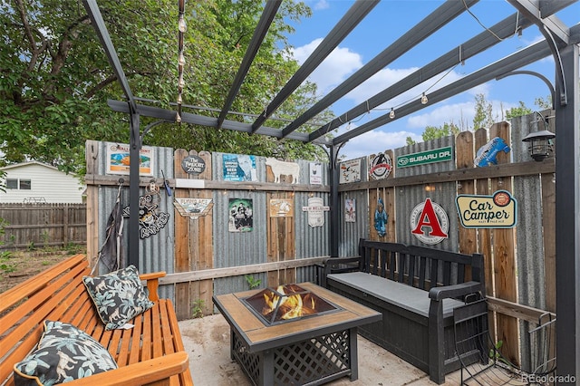 309 S 30th Ave, Brighton, CO 80601 - view of patio with an outdoor fire pit
