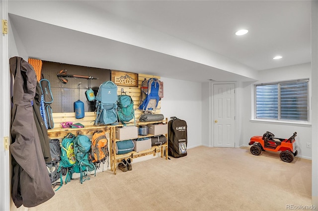 2140 W 135th Ave, Westminster, CO 80234 - finished basement featuring carpet floors, baseboards, and recessed lighting