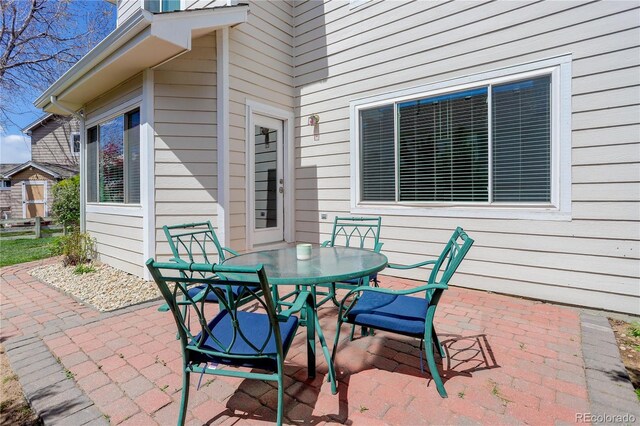 view of patio / terrace with outdoor dining space