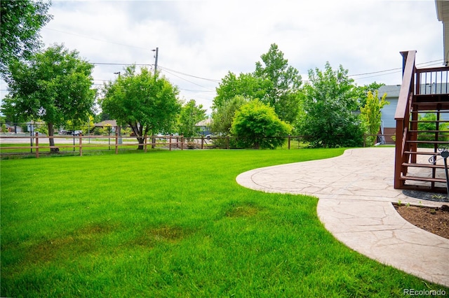 7270 S Cherry Dr, Centennial, CO 80122 - view of yard with stairway