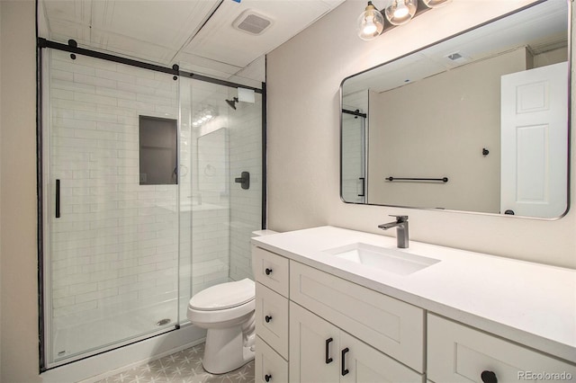 14890 W 58th Pl, Golden, CO 80403 - bathroom featuring vanity and a stall shower