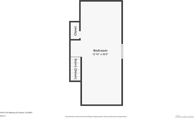 16741 E US Highway 24, Peyton, CO 80831 - view of room layout
