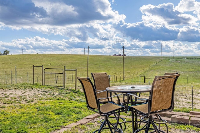 12255 Forest Green Dr, Elbert, CO 80106 - view of yard featuring a view of rural / pastoral area
