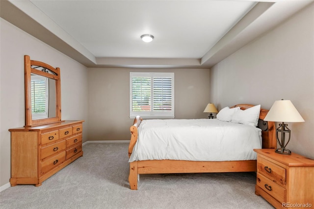 3014 E 143rd Dr, Thornton, CO 80602 - bedroom with light colored carpet and a raised ceiling