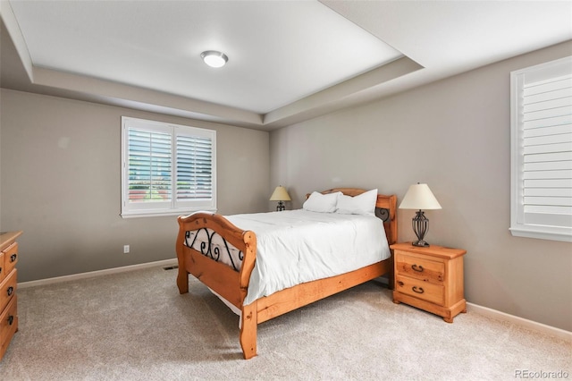 3014 E 143rd Dr, Thornton, CO 80602 - bedroom with a raised ceiling and carpet floors